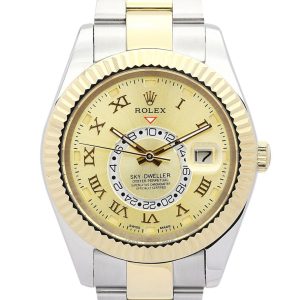 Rolex Sky-Dweller 42mm Gold Dial 326938-2