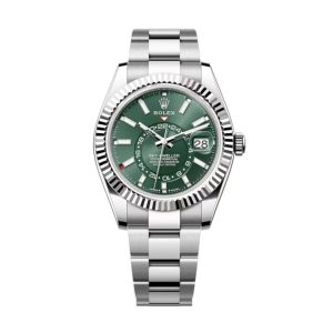 Superclone Rolex Sky-Dweller 42mm Mint Green 336934 Oyster