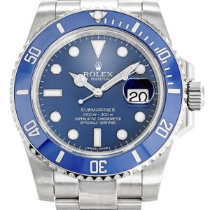 Rolex Submariner 40mm Blue Dial 116619LB Smurf