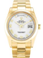 Rolex Day-Date 36mm White Dial 118208