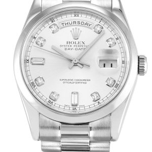 Rolex Day-Date II 40mm Silver Dial 218239