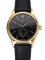 Superclone Rolex Cellini 38mm Black Dial REP016806
