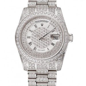 Superclone Rolex Day-Date 37mm White Dial 1453950