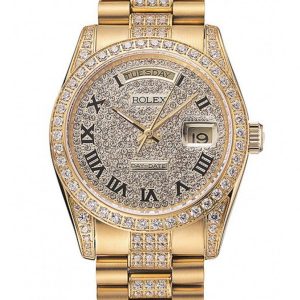 Superclone Rolex Day-Date 37mm Gold Dial 1453956