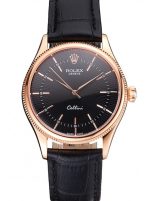 Superclone Rolex Cellini 38mm Black Dial REP016815